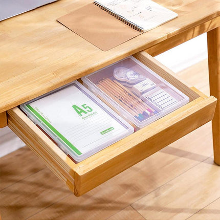 Plastic Transparent Document Organizer Multi-functional Dust-proof Storage Box