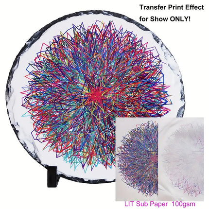 100 Sheets A4 Thermal Transfer Paper Premium Quality High Speed Quick Dry