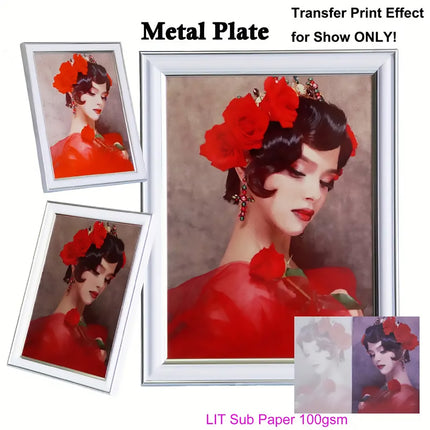 100 Sheets A4 Thermal Transfer Paper Premium Quality High Speed Quick Dry