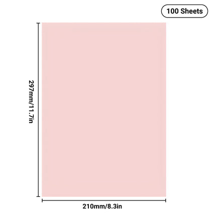 100 Sheets A4 Thermal Transfer Paper Premium Quality High Speed Quick Dry