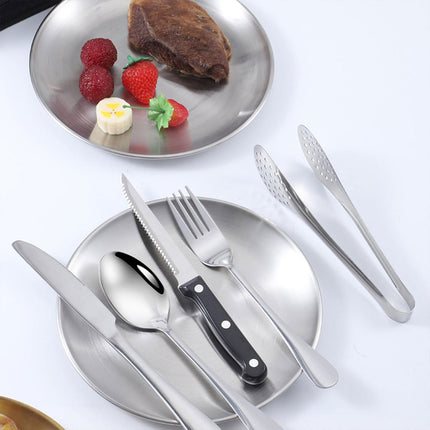 10/20PCS Camping Cutlery Set Outdoor Picnic Utensils Plates Spoons Forks Knives