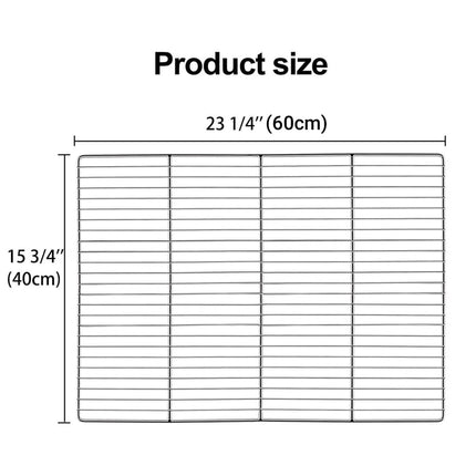 304 Stainless Steel Cooling Grill Rack 60x40cm