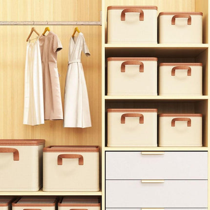 3pcs Storage Box Clothes Organizer Folding Storage Bins Home Closet Organization