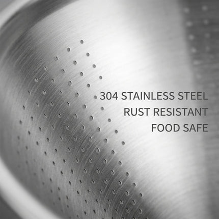304 Stainless Steel Cone Filter Funnel 23cm Wide