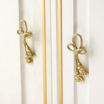 Chinese Decorative Handle Creative Flower Knot Wardrobe Drawer Cabinet Door Pull