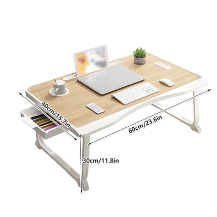 Folding Bed Desk Small Computer Table Student Dorm Study Desk Bedroom Floor