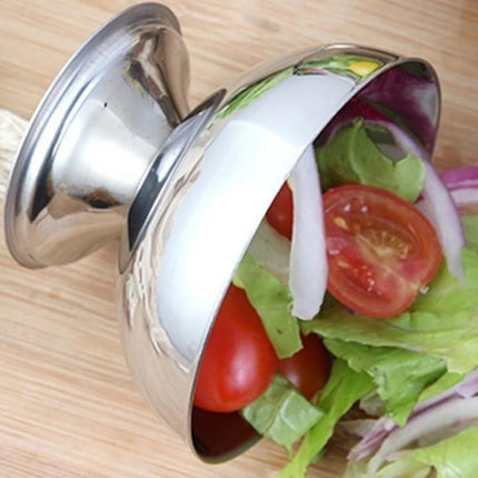 Stainless Steel Dessert Bowls Set of 9 Ice Cream Salad Cups with Forks