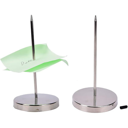 Stainless Steel Bill Receipt Spike Holder Set of 10 Order Ticket Organiser