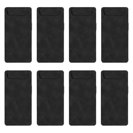 Black Faux Leather Menu Bill Holders A6 8 Pack