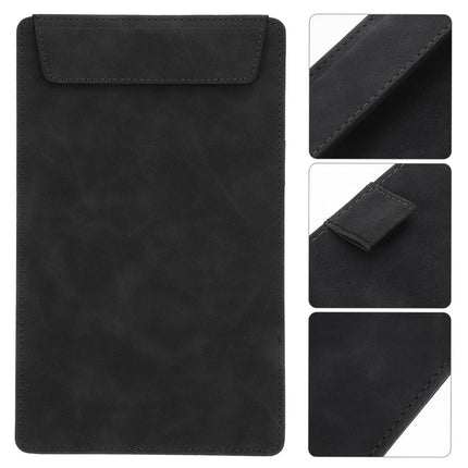 Black Faux Leather Menu Bill Holders A6 8 Pack