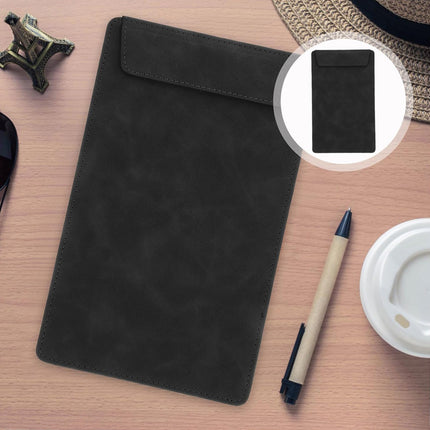 Black Faux Leather Menu Bill Holders A6 8 Pack