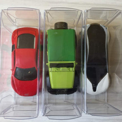 Clear Plastic Display Boxes with Lids 100 Pack