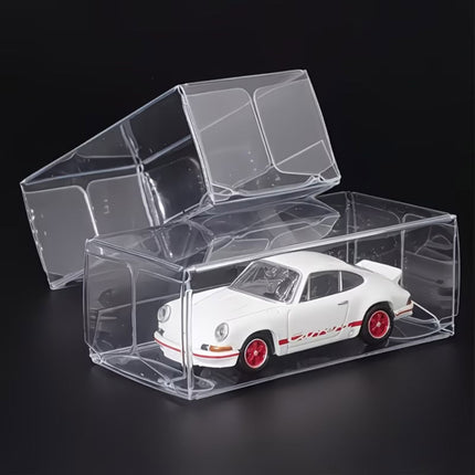 Clear Plastic Display Boxes with Lids 100 Pack