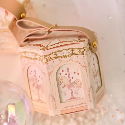 Carousel Hexagon Favour Boxes 20 Pack 3 Colours