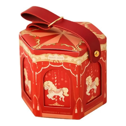 Carousel Hexagon Favour Boxes 20 Pack 3 Colours