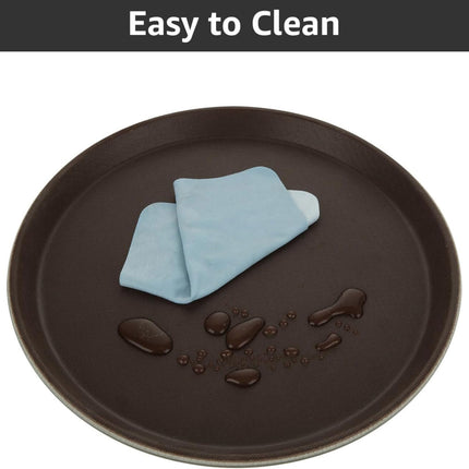 Non Slip Round Serving Trays 2 Pack 28cm