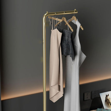 Modern Metal Clothes Rack Space Saving Standing Garment Hanger for Home Bedroom