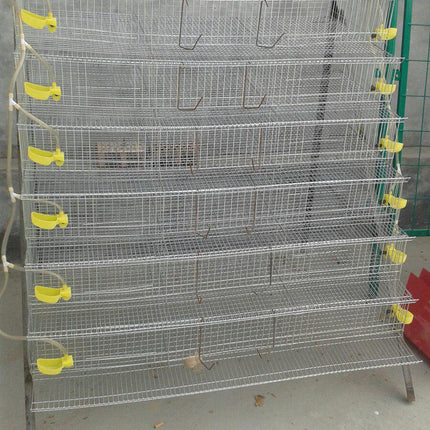 Bird Water Dispenser Set 12PCS Plastic Feeder Cups for Quail Pigeon Cage Bowl