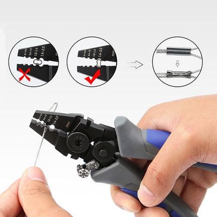 Crimping Fishing Pliers Steel Wire Cutting Scissors Kit Fishing Crimper Pliers