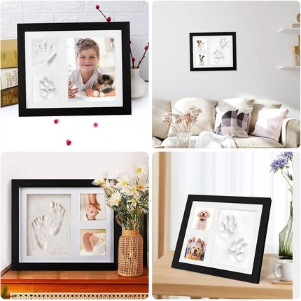 Keepsake DIY Handprint Footprint Photo Frame Kit for Pets or Memories