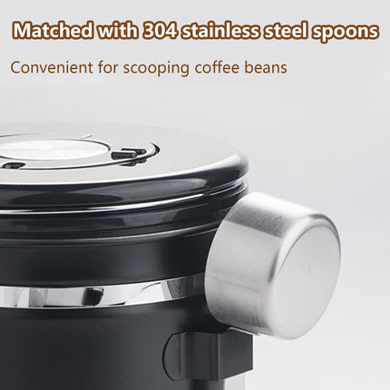 Stainless Steel Coffee Bean Tea Airtight Canister Leakproof Moistureproof