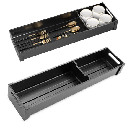 Kitchen Cabinet Drawer Cutlery Tray Utensil Organiser Insert Divider Storage