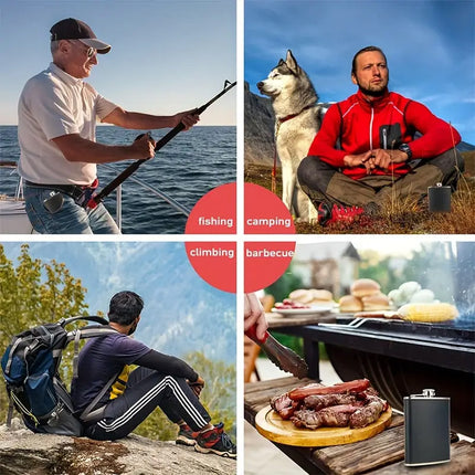 Portable Stainless Steel Wine Pot Small Outdoor Wine Bottle Wine Flask