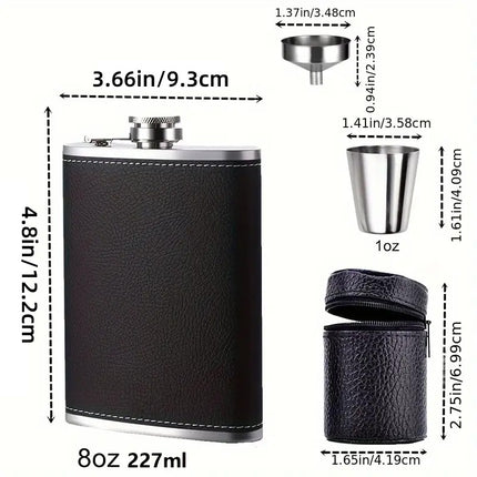 Portable Stainless Steel Wine Pot Small Outdoor Wine Bottle Wine Flask