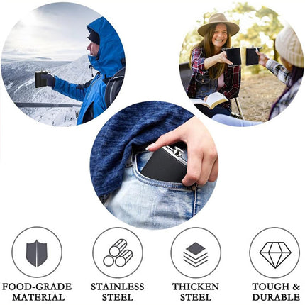 Portable Stainless Steel Wine Pot Small Outdoor Wine Bottle Wine Flask