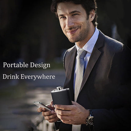 Portable Stainless Steel Wine Pot Small Outdoor Wine Bottle Wine Flask