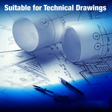 A1 Engineering Drawing Paper Rolls 80gsm 61cm x 50m for Architects Students Use
