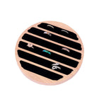 Wooden Round Ring Holder Display Stand Jewellery Storage Accessory Organizer