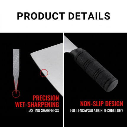Stainless Steel Slicing Kitchen Knife 315mm Blade