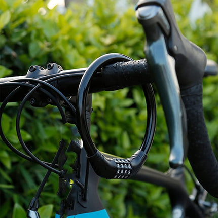 Portable Circular Combination Lock For Bicycles Motorcycles Anti Theft Security