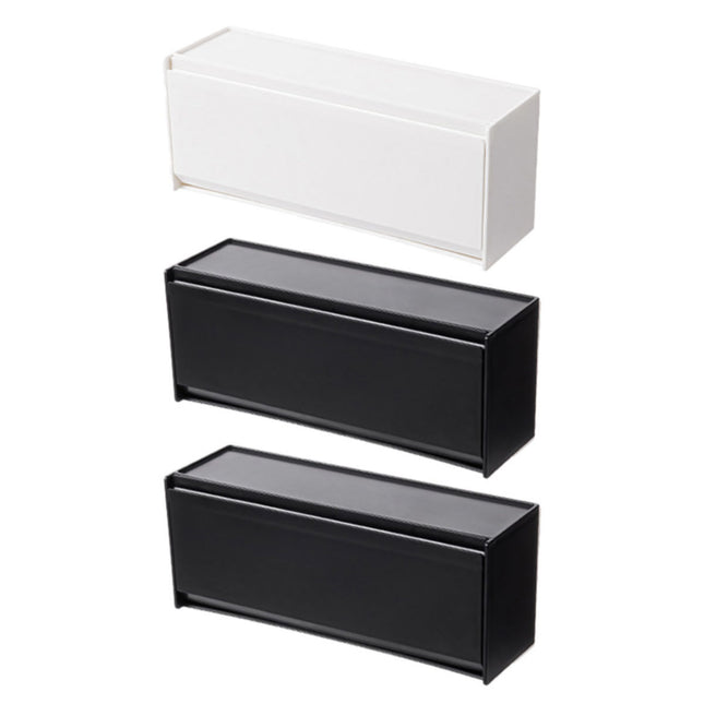 Wall Mount Flip Divider Storage Boxes 3 Pack Mix