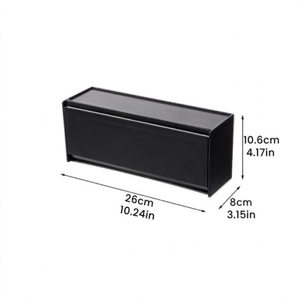 Wall Mount Flip Divider Storage Boxes 3 Pack Mix
