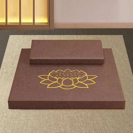 Meditation Cushion Zafu Prayer Mat For Zen Sitting Comfortable Non Slip Foldable