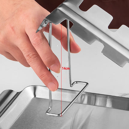 Stainless Steel Folding Chicken Rack Metal Grill Chicken Meat Holder Adjustable