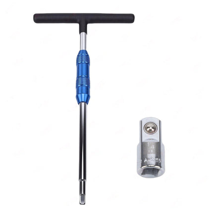 T Handle 1/4 Inch Socket Wrench Coated Grip Speed Sleeve