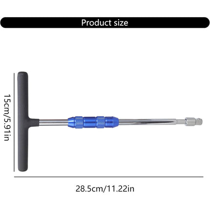T Handle 1/4 Inch Socket Wrench Coated Grip Speed Sleeve
