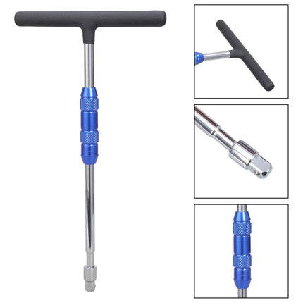 T Handle 1/4 Inch Socket Wrench Coated Grip Speed Sleeve