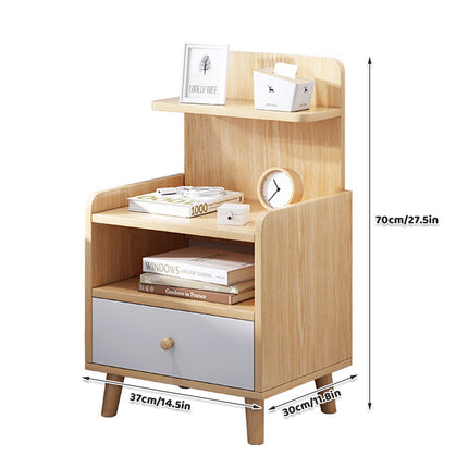Bedside Cabinet Simple Economy Storage Organizer Cabinet Space Saving Durable