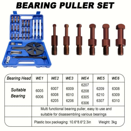 28 Piece Multi Function Bearing Puller Set in Case