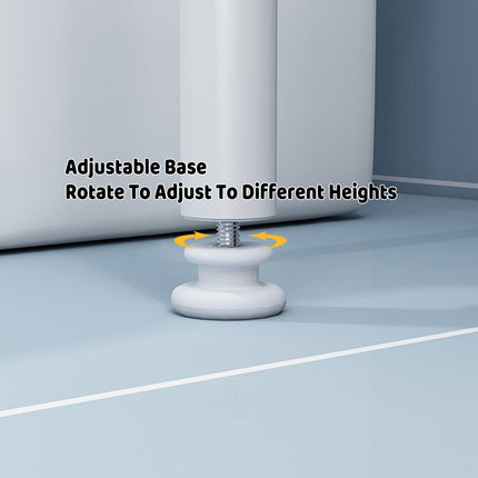 Bathroom Storage Shelf Metal Rack Space Saving Durable for Toiletries Towels