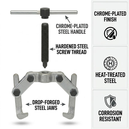 2 Jaw Bearing Gear Puller 10 to 60mm 2 Ton