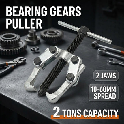 2 Jaw Bearing Gear Puller 10 to 60mm 2 Ton