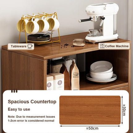 Solid Wood Color Tea Low Cabinet Sideboard New Multifunctional Home Kitchen