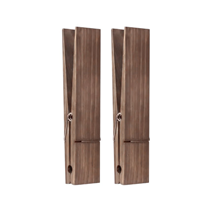 2PCS Bathroom Hook Giant Clothespin Wooden Bathroom Towel Holder Giant Towel Clip