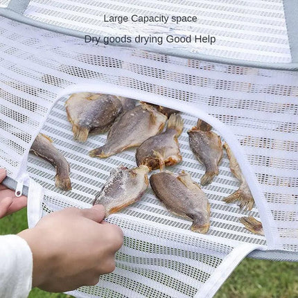 2/3 Tier Foldable Household Drying Rack Basket for Balcony Laundry Storage