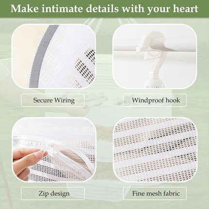 2/3 Tier Foldable Household Drying Rack Basket for Balcony Laundry Storage